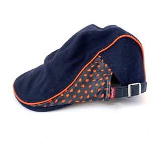 New Men's Newsboy Hat Navy Blue Adjustable golf